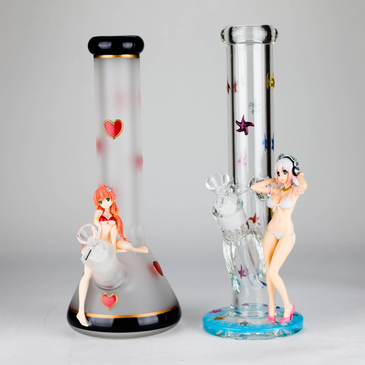 12" Figure Base Glass Bong Main image