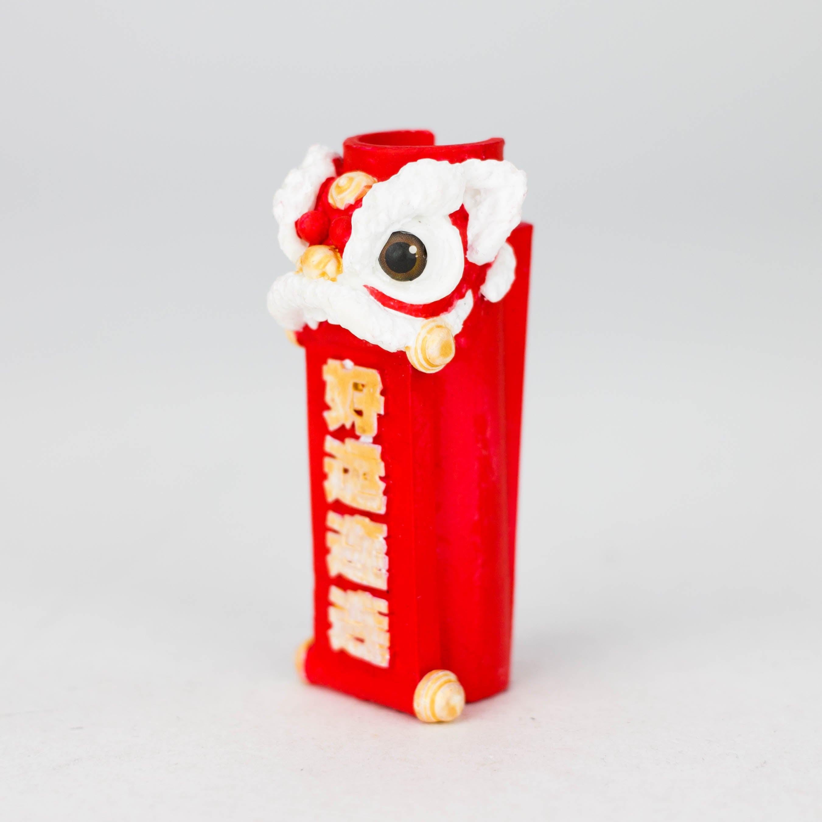 Lion Dance 3D Lighter Case for Mini Clipper Lighter Secondary image