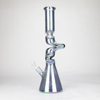 WENEED | 17.5" Iridescent Ripple Glass Bong