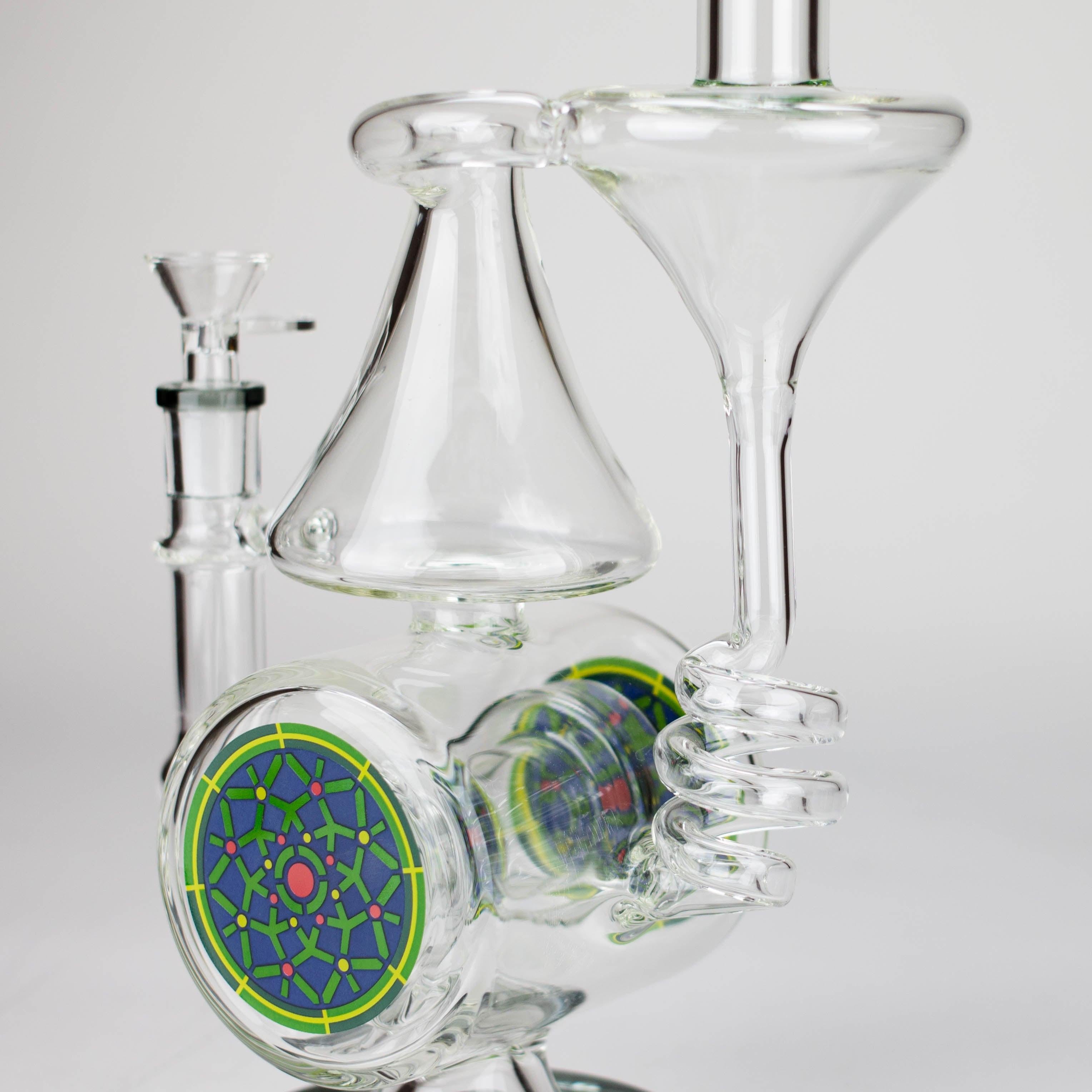 WENEED | 14.5" Orbit Cyclone Glass Bong Secondary image