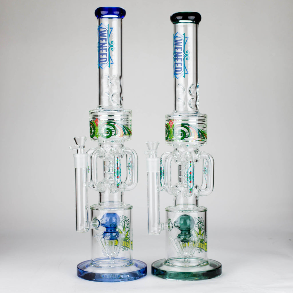 WENEED | 22" Gear Perc Glass bong