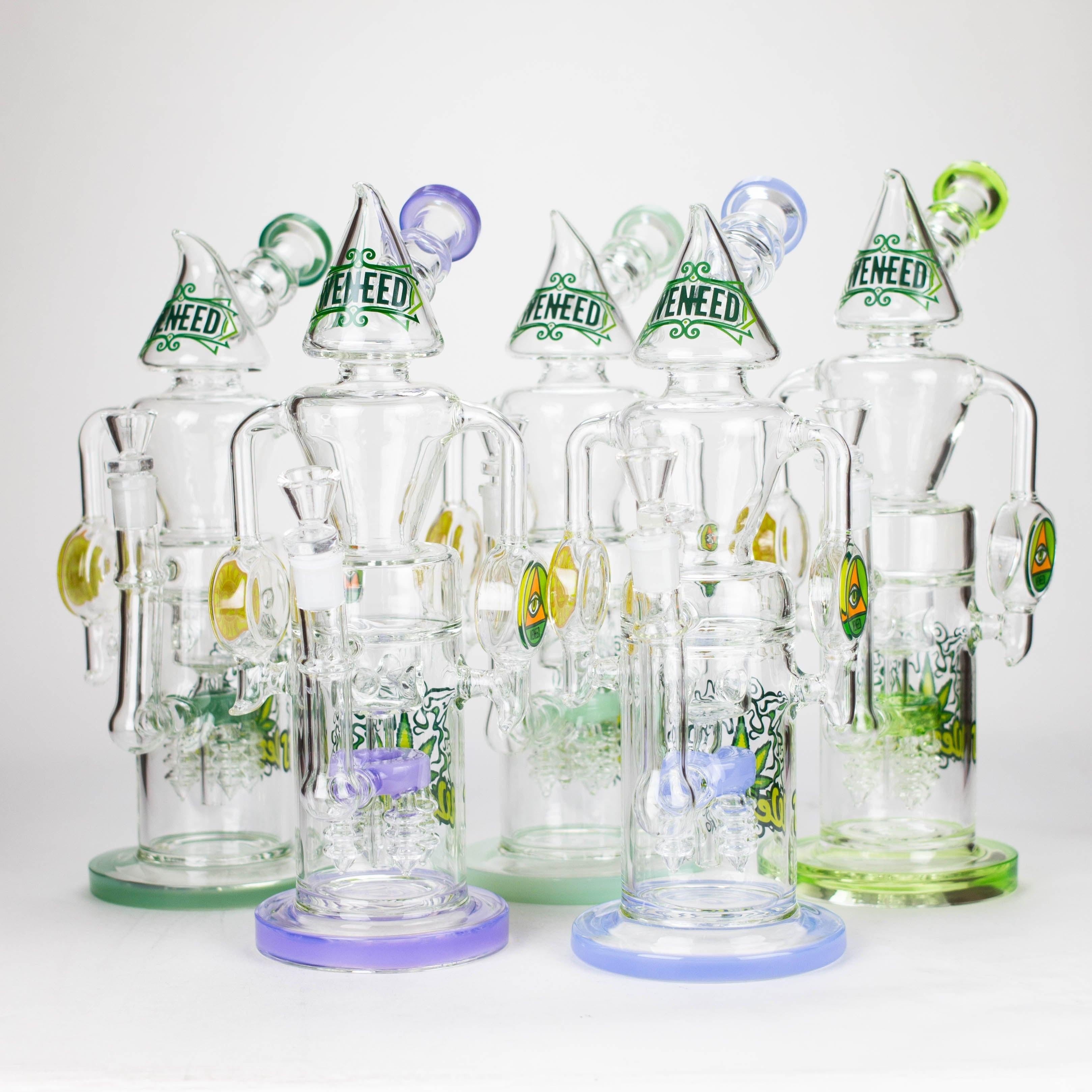 WENEED | 13.5" Halo Spire Glass Bong Main image