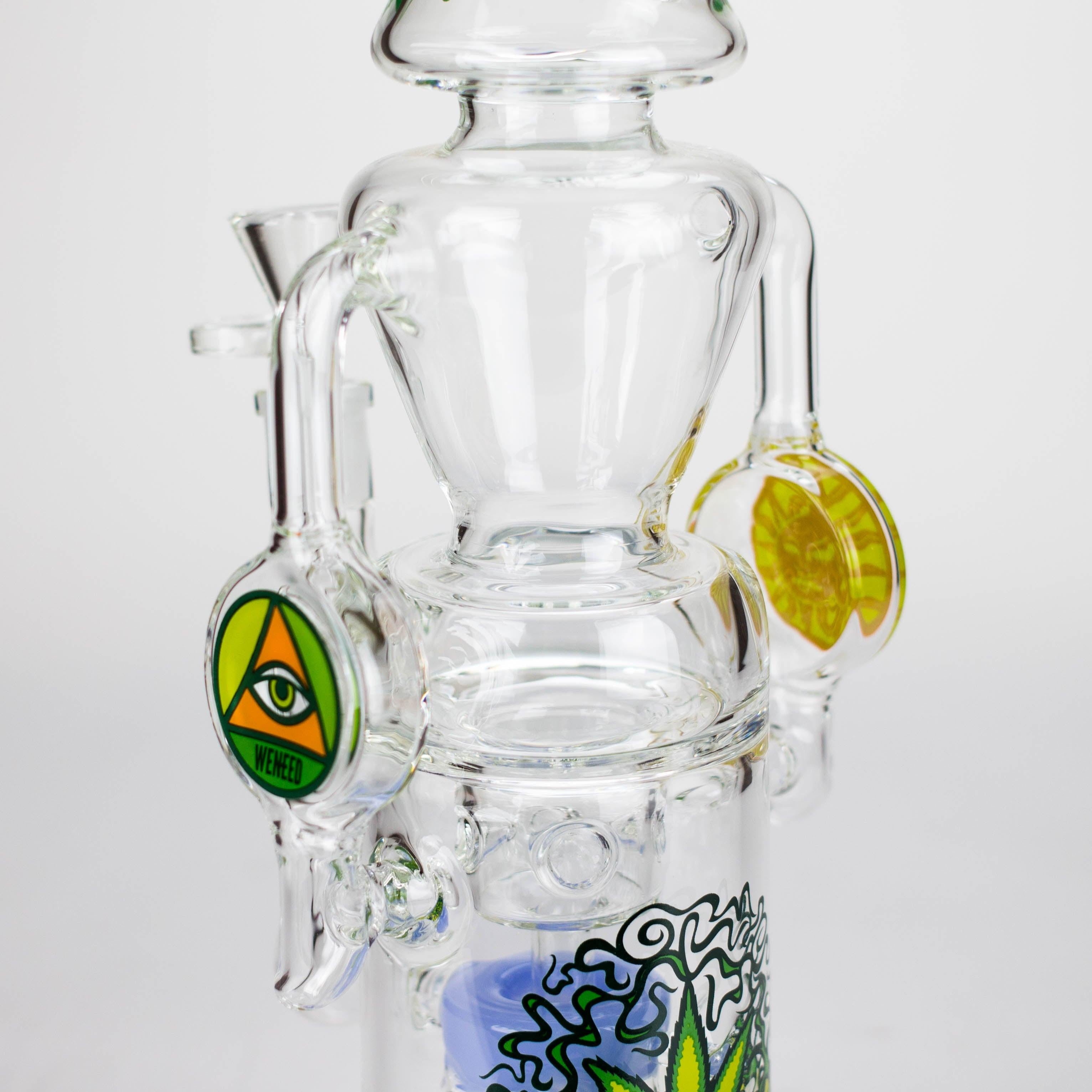 WENEED | 13.5" Halo Spire Glass Bong Secondary image