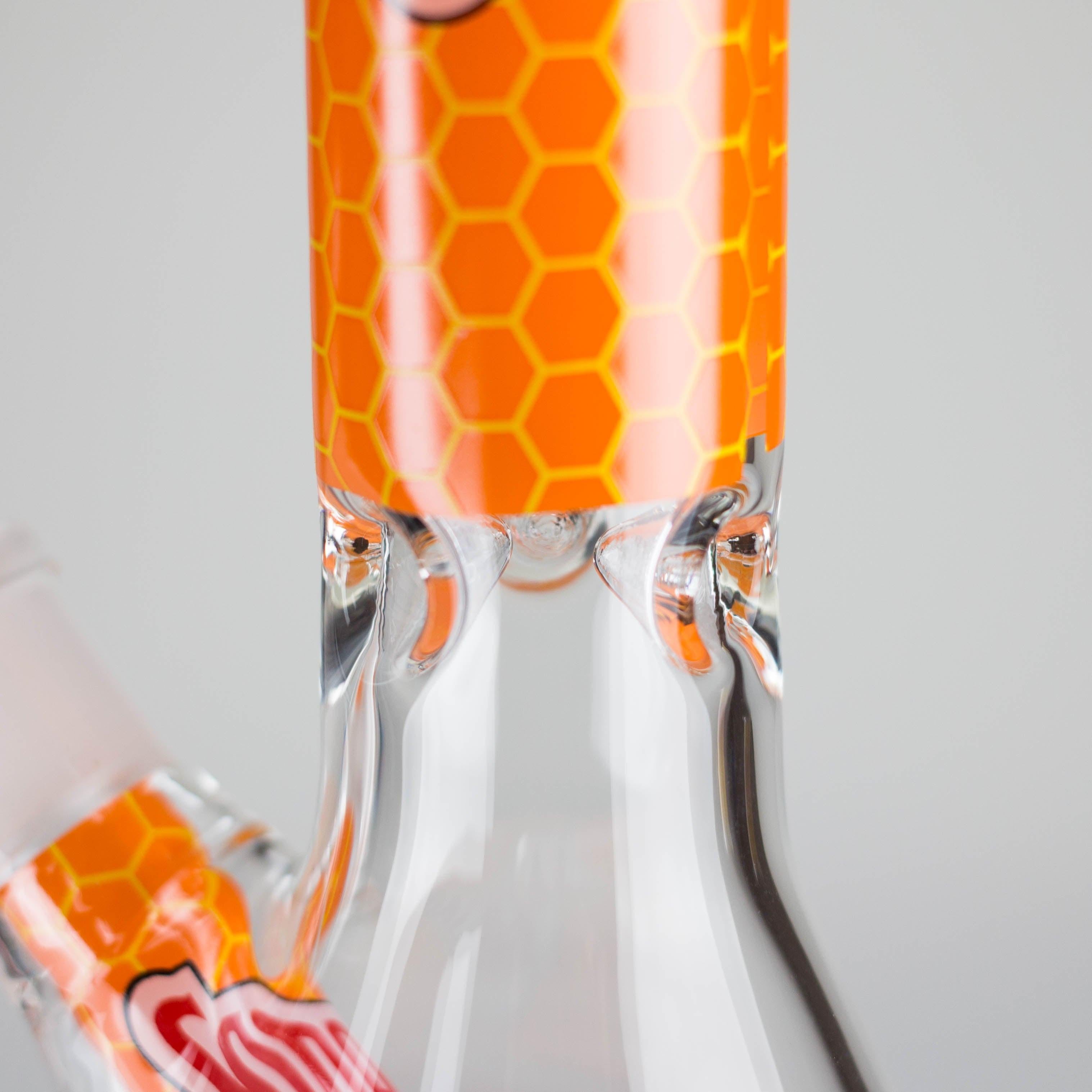 7.5" 4mm BW Design Beaker Bong [PIP874] Secondary image