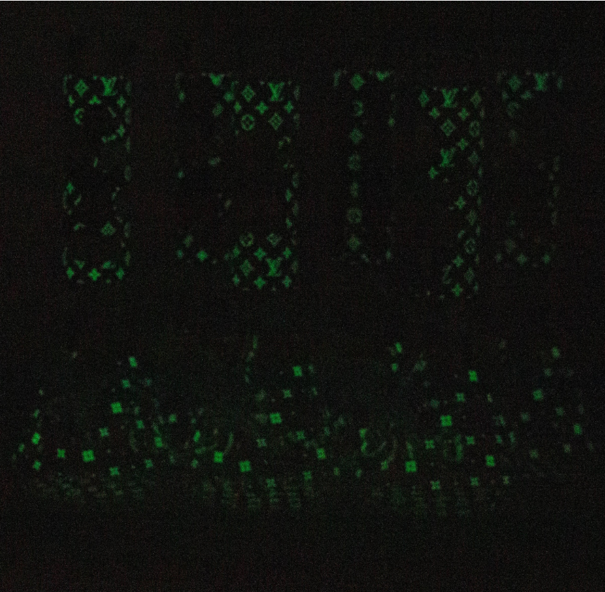 14" Cartoon Glow 9 mm glass bong [PIP835]