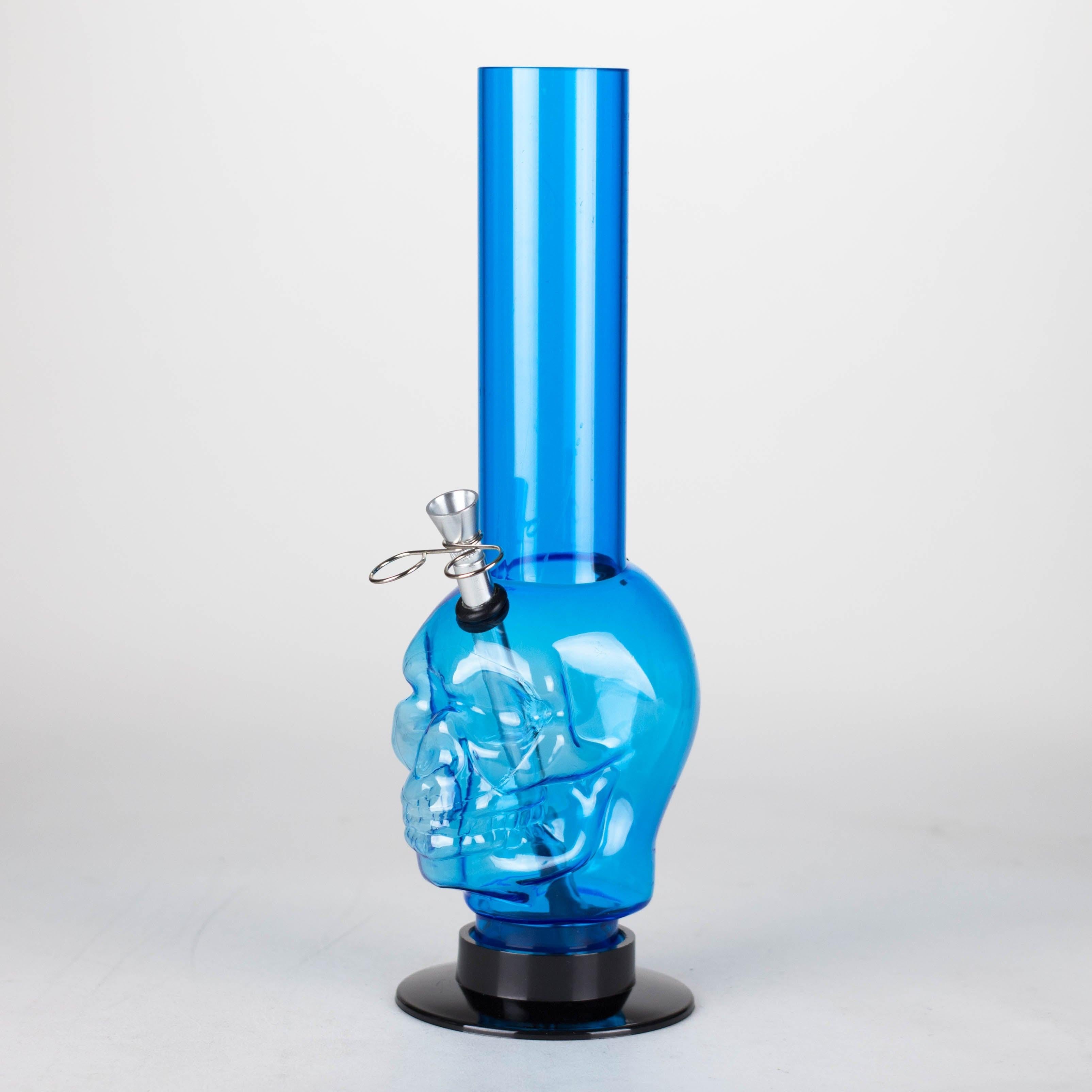 Acrylic 12" Water pipe Skull Shape [PIP275]