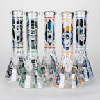 10" Gorilla Designs Glow In The Dark beaker bong In the Box [PIP302]