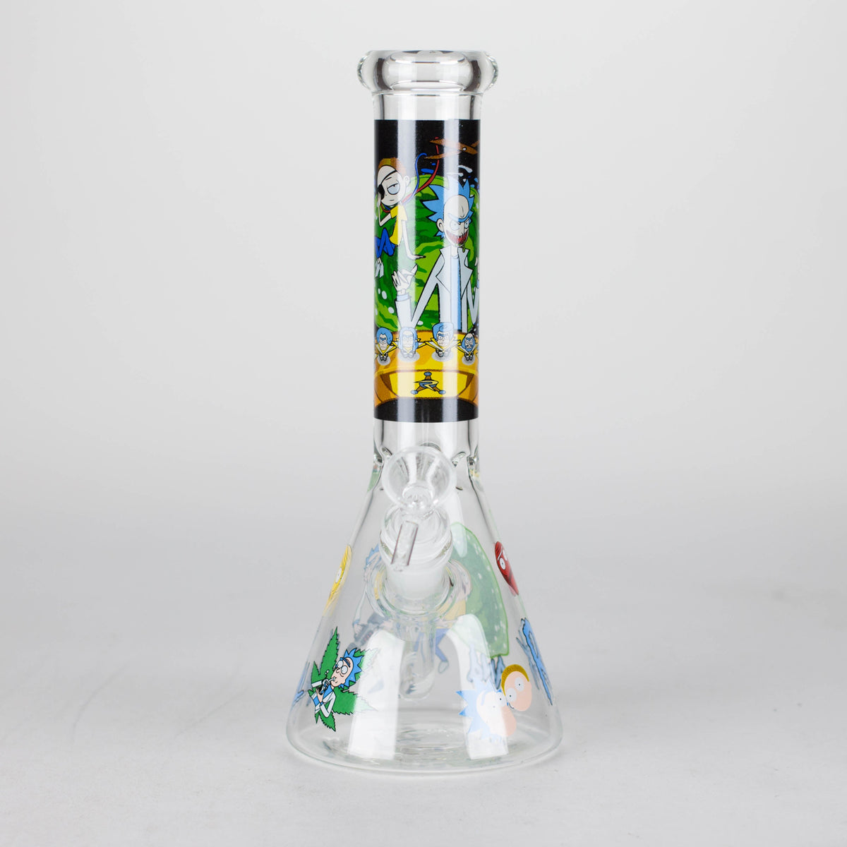 10" Cartoon Designs Glow In The Dark beaker bong In the Box [PIP302]