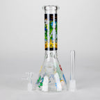 10" Cartoon Designs Glow In The Dark beaker bong In the Box [PIP302]