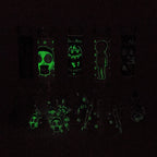 10" Cartoon Designs Glow In The Dark beaker bong In the Box [PIP302]