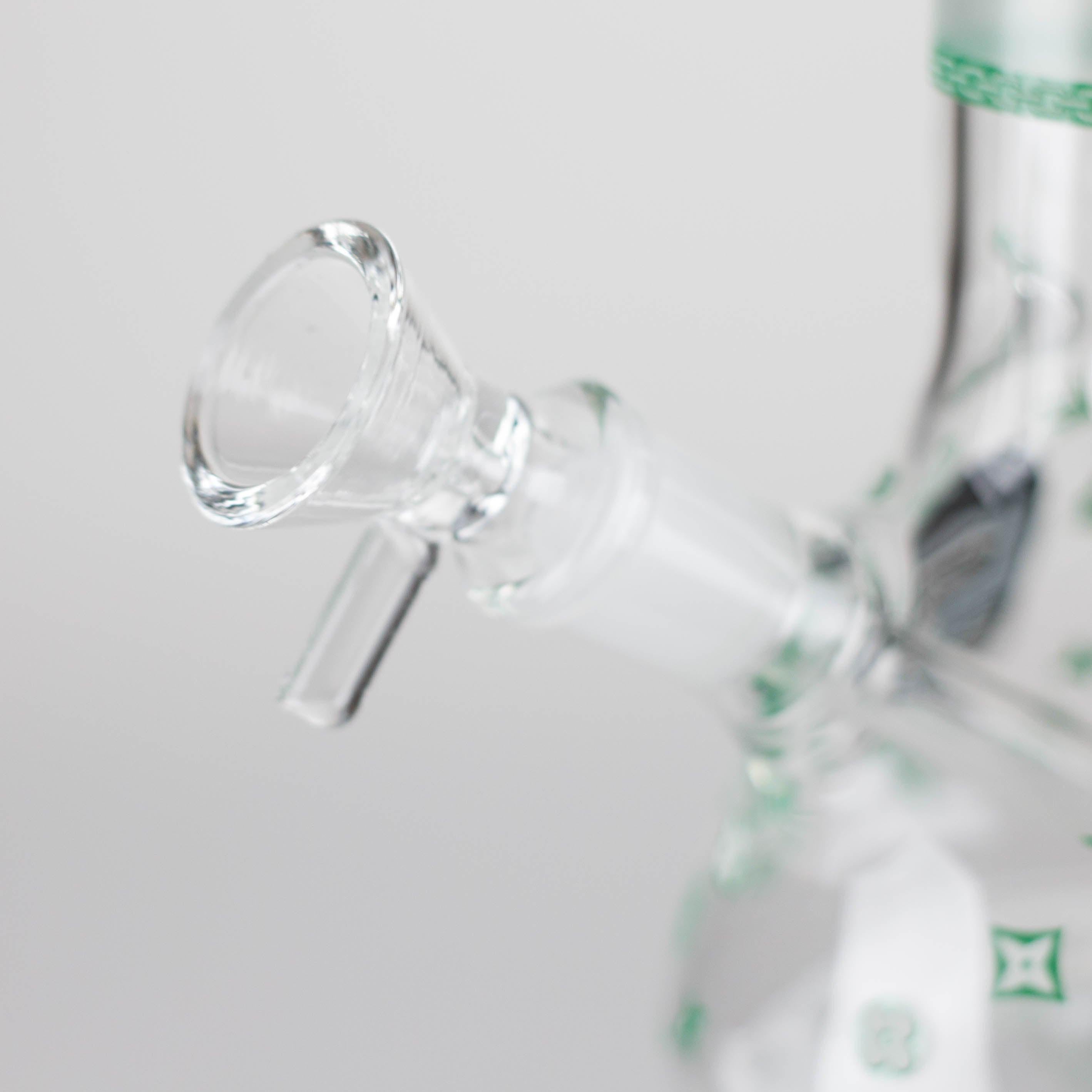 8.5" Gorilla Designs Glow In The Dark beaker bong In the Box [PIP301]
