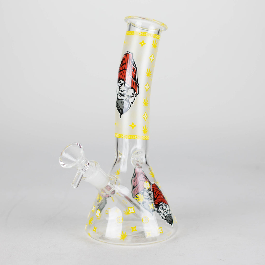 8.5" Gorilla Designs Glow In The Dark beaker bong In the Box [PIP301]