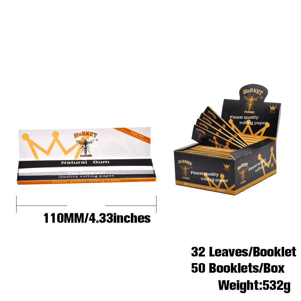 Hornet | Black Natural Gum King Size Rolling Paper