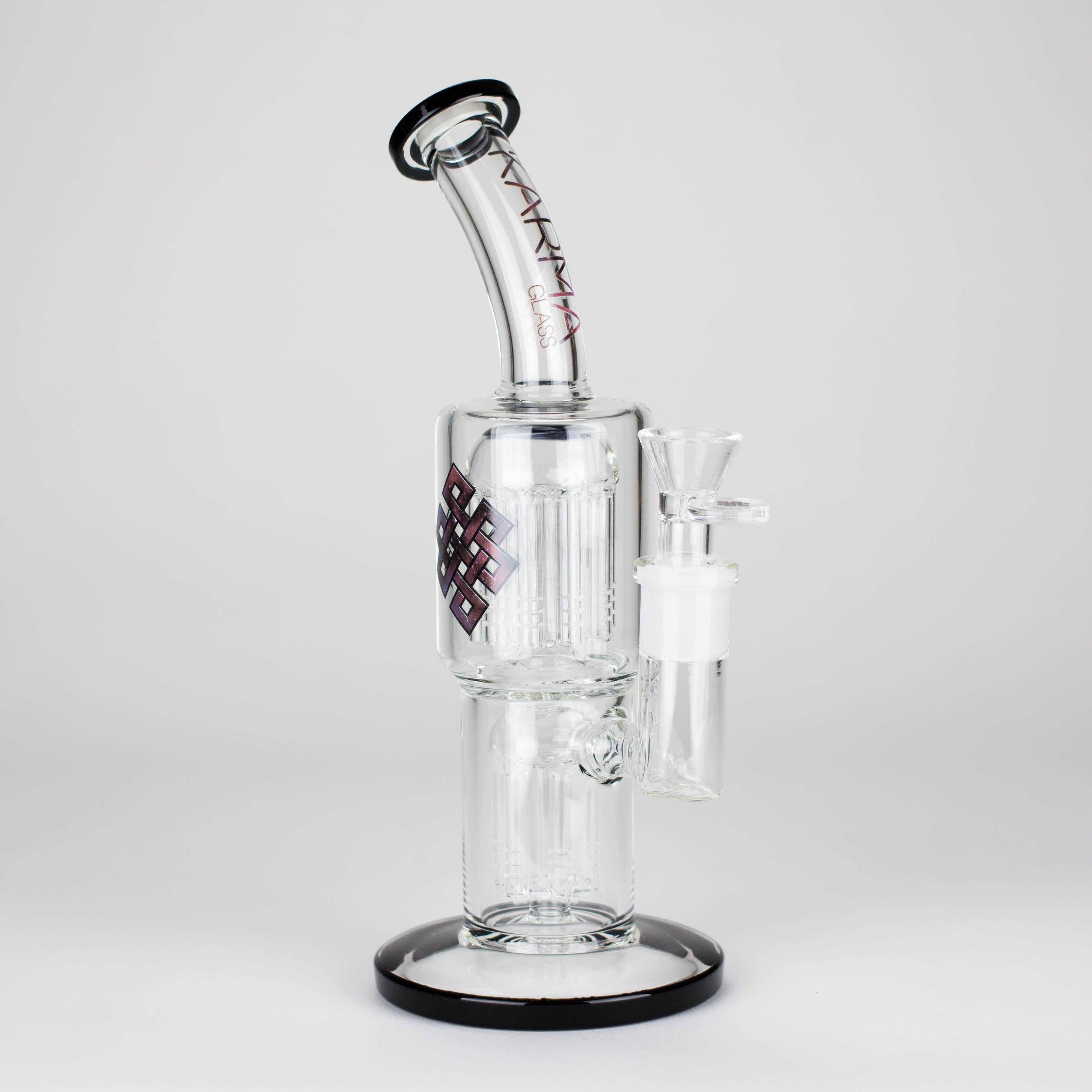 Karma | Glass Bong 11" Double Tree Bend Main image