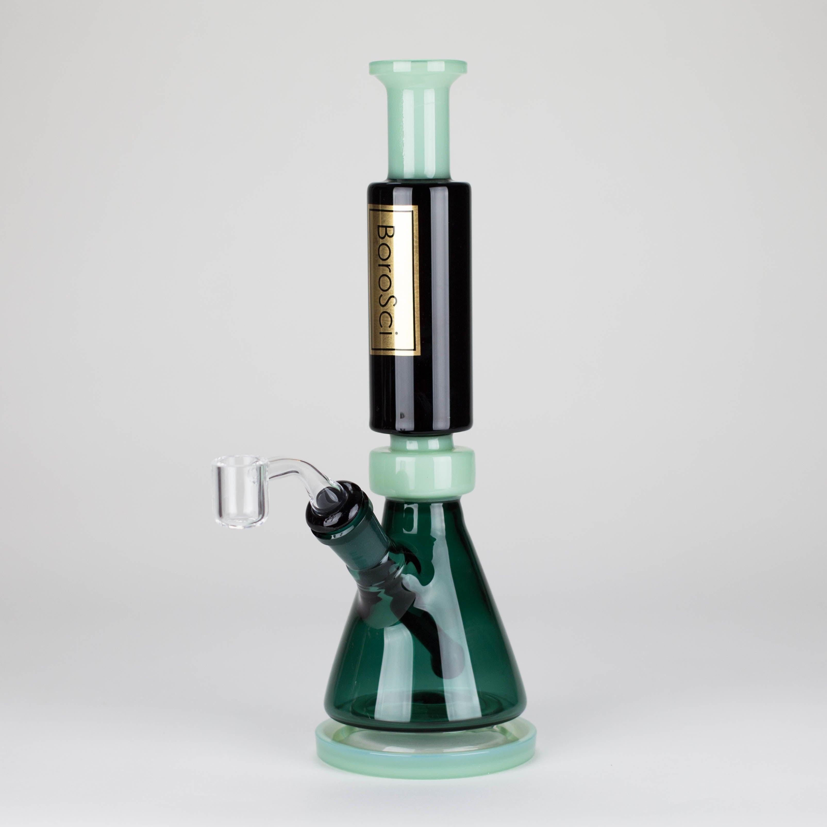 BoroSci | 10" Retro Mini Beaker with Banger Glass Rig Main image