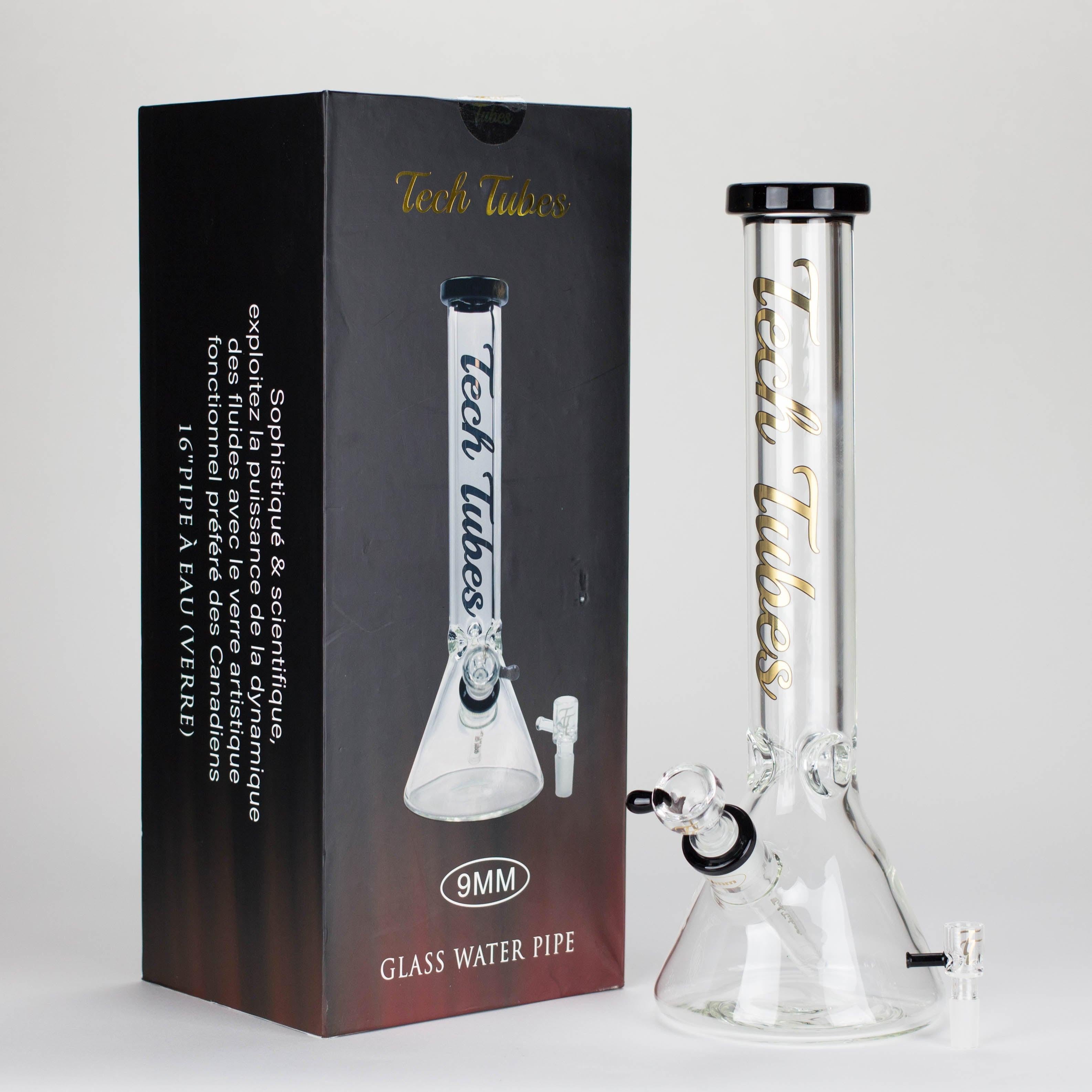 Tech Tubes | 16" 9mm Beaker Glass Bong