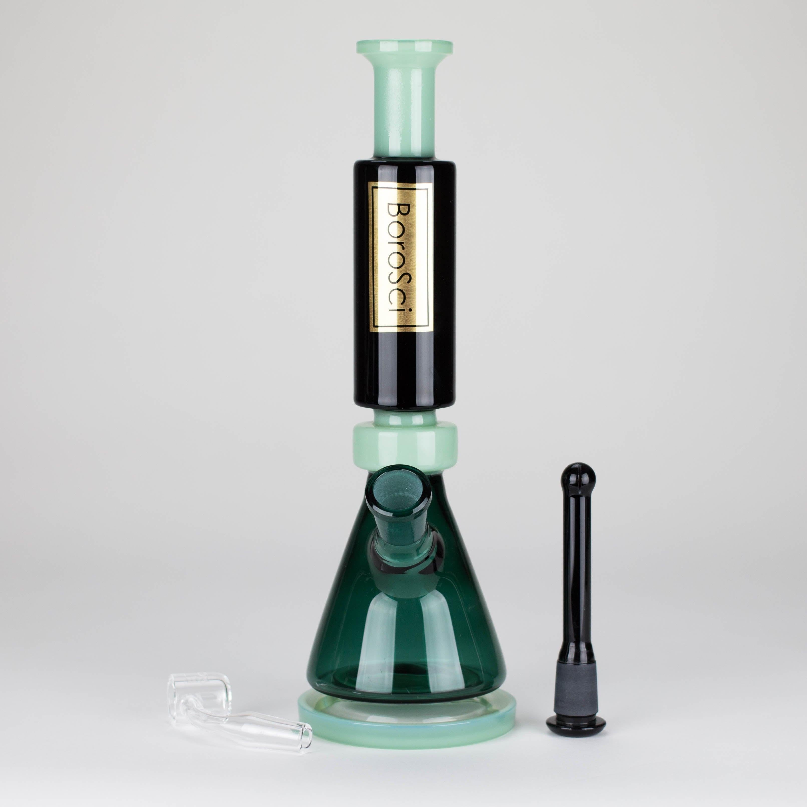 BoroSci | 10" Retro Mini Beaker with Banger Glass Rig Secondary image