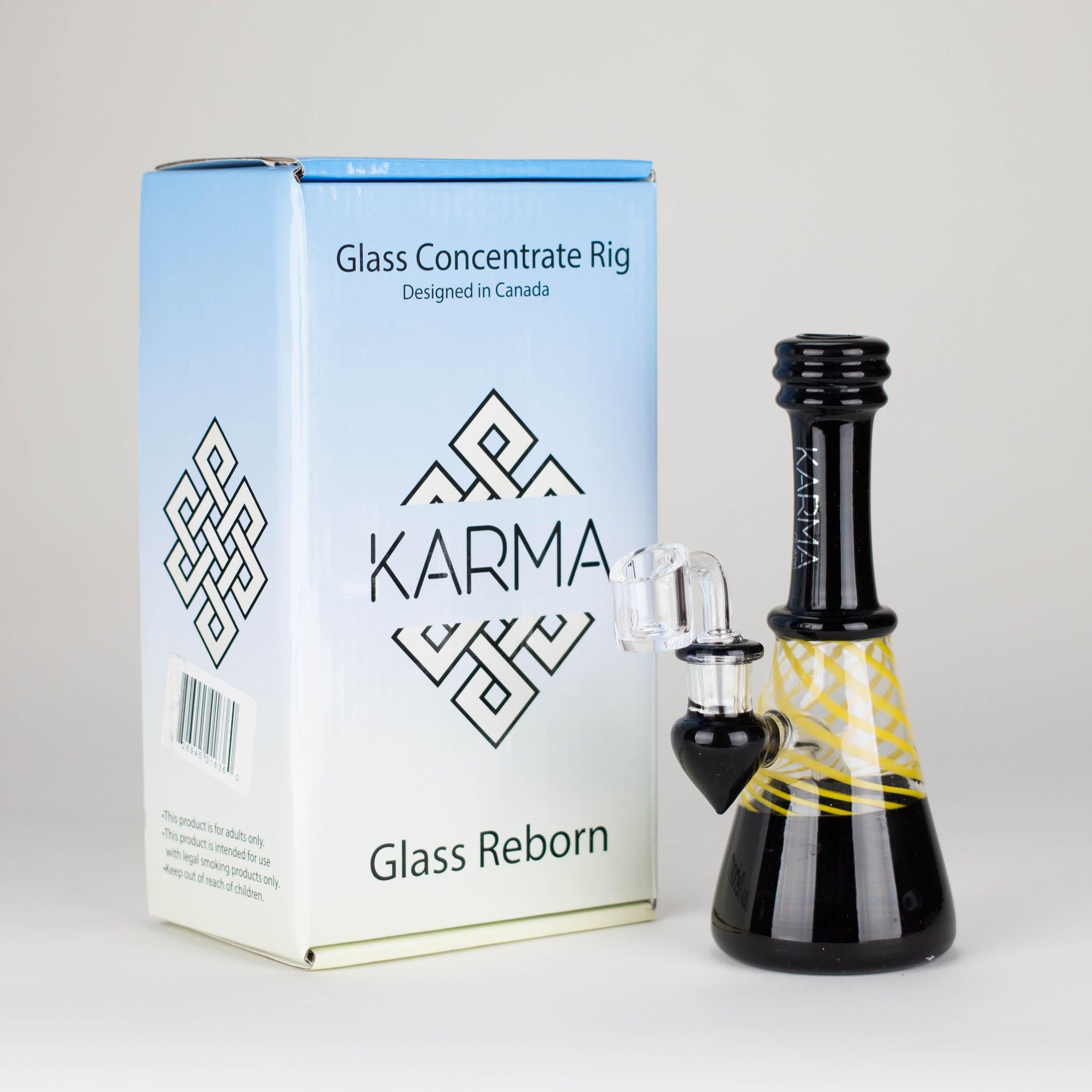 Karma | Mini Beaker With Banger Glass Rig Secondary image