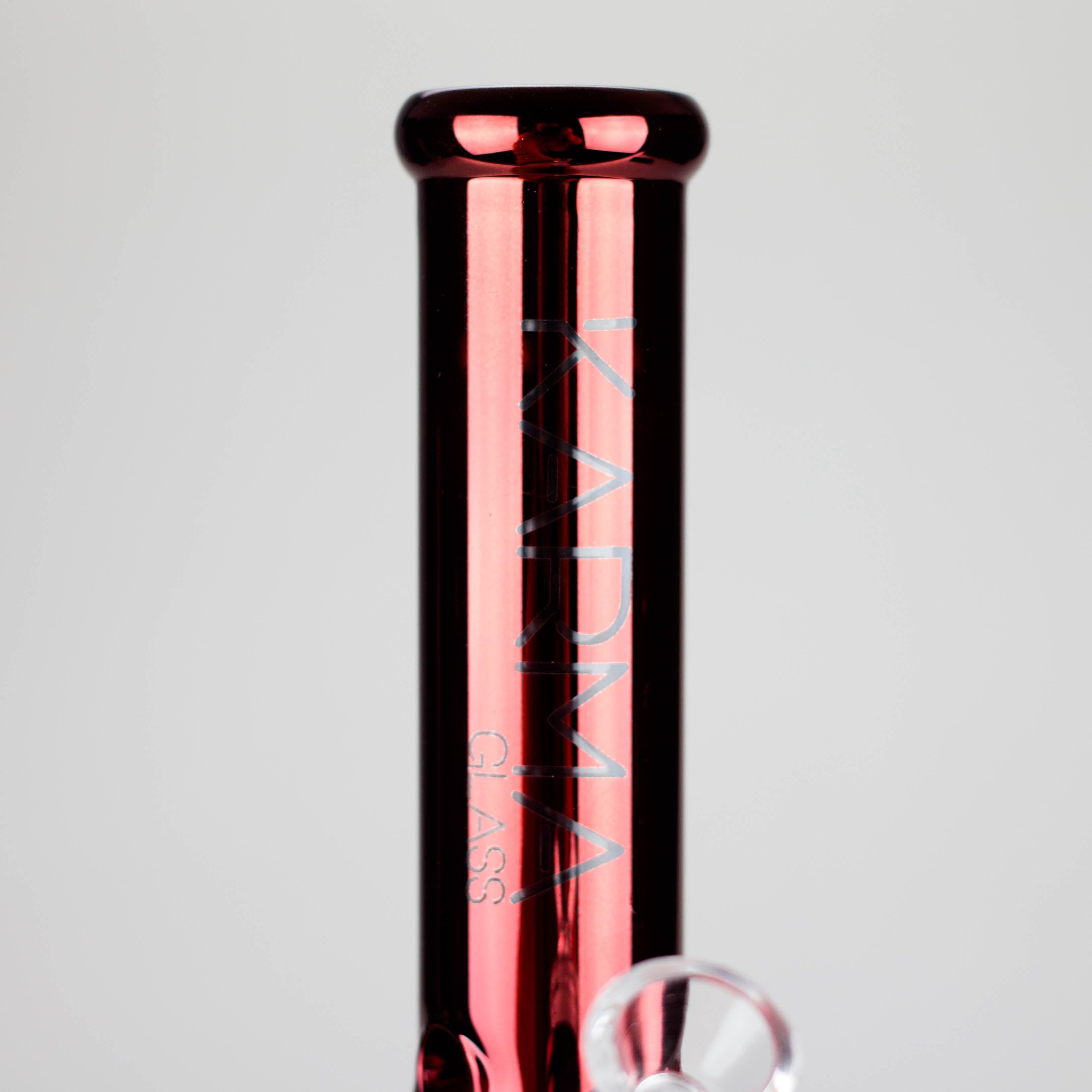 Karma | Glass Bong 9" Beaker Metallic