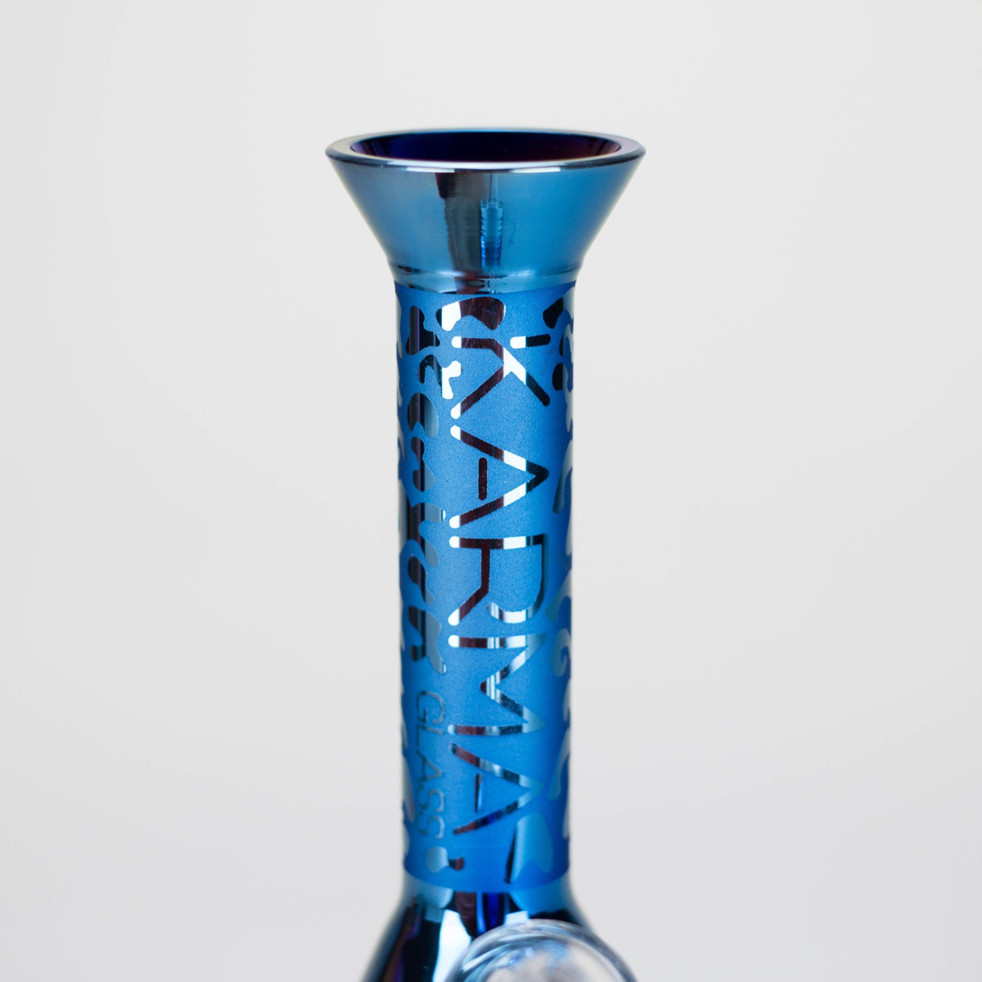 Karma | 7" Metallic Sandblasted Beaker Glass Dab Rig