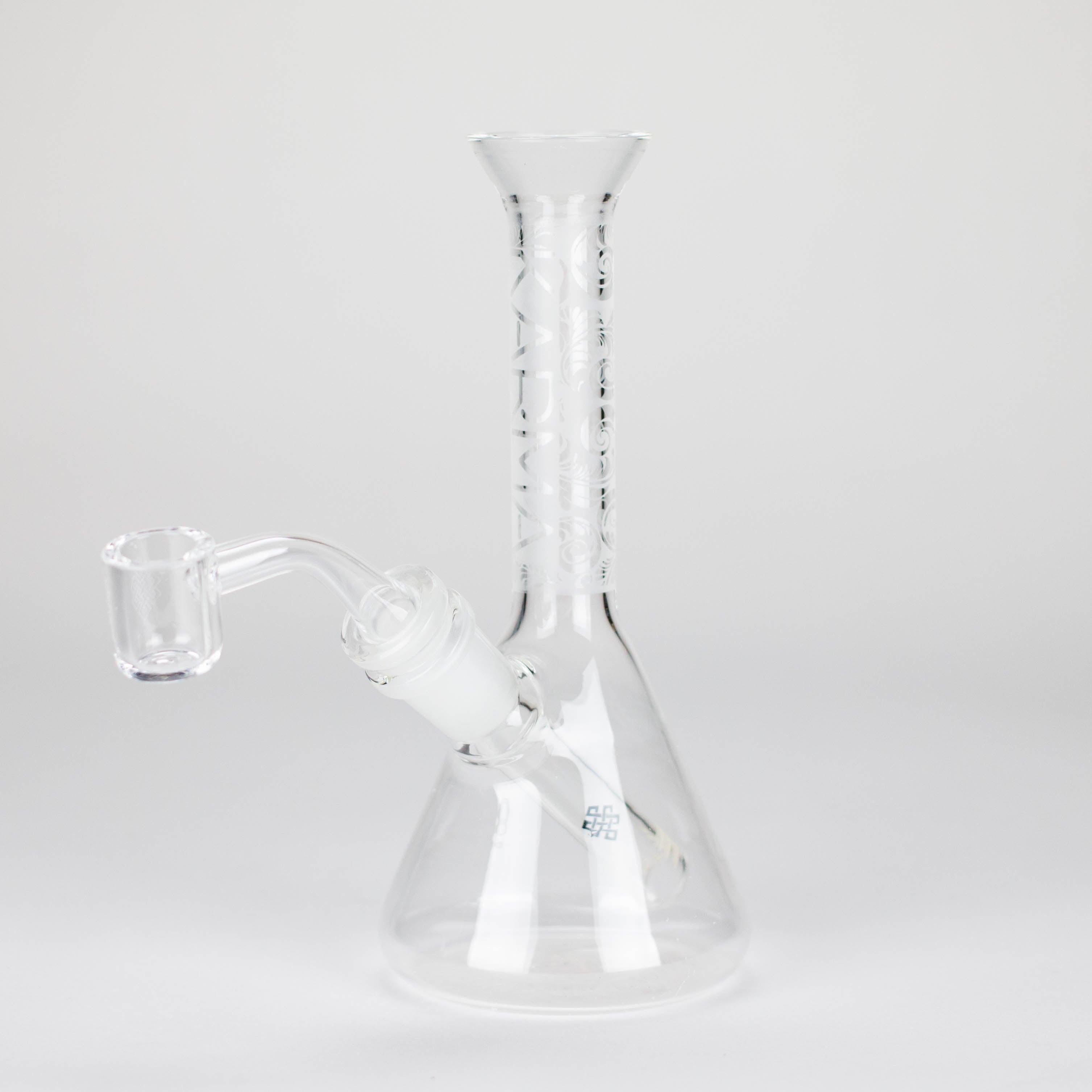 Karma | 7" Sandblasted Beaker Glass Dab Rig Main image