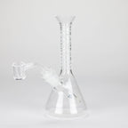 Karma | 7" Sandblasted Beaker Glass Dab Rig