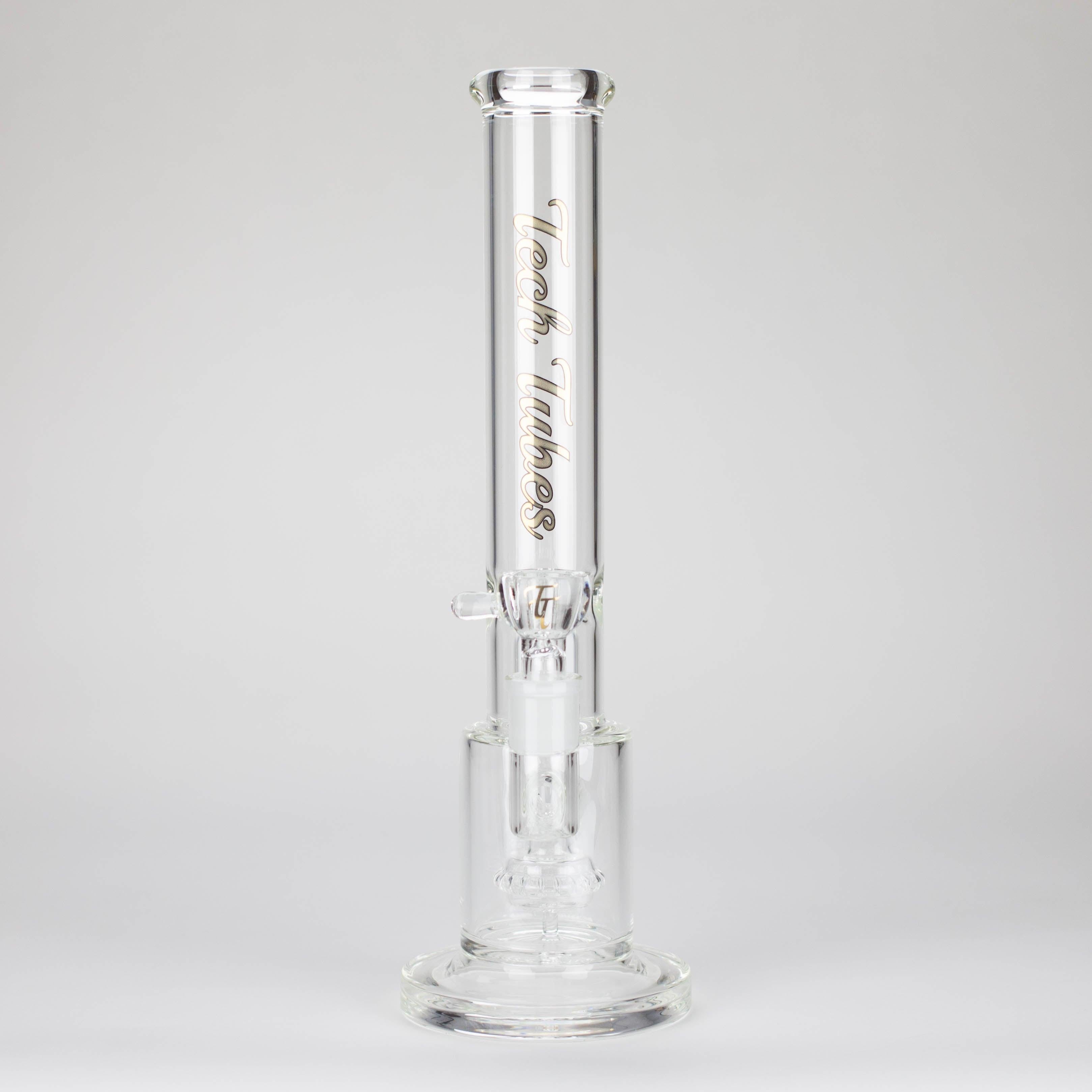 Tech Tubes | 14" Circ Cannon Clear Glass Bong