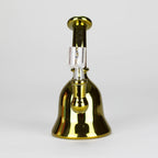 Karma | 6" Metallic Gold Kettle Glass Dab Rig