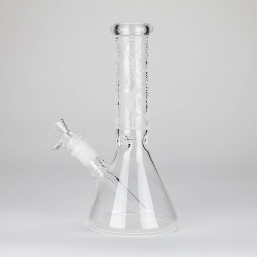 Karma | 9" Beaker Sandblasted Glass Bong