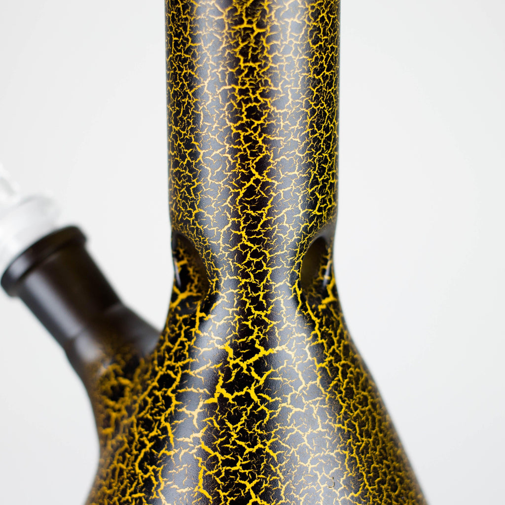 Karma | 9" Beaker Lightning Plated Glass Bong