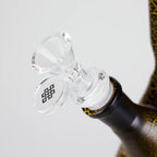 Karma | 9" Beaker Lightning Plated Glass Bong