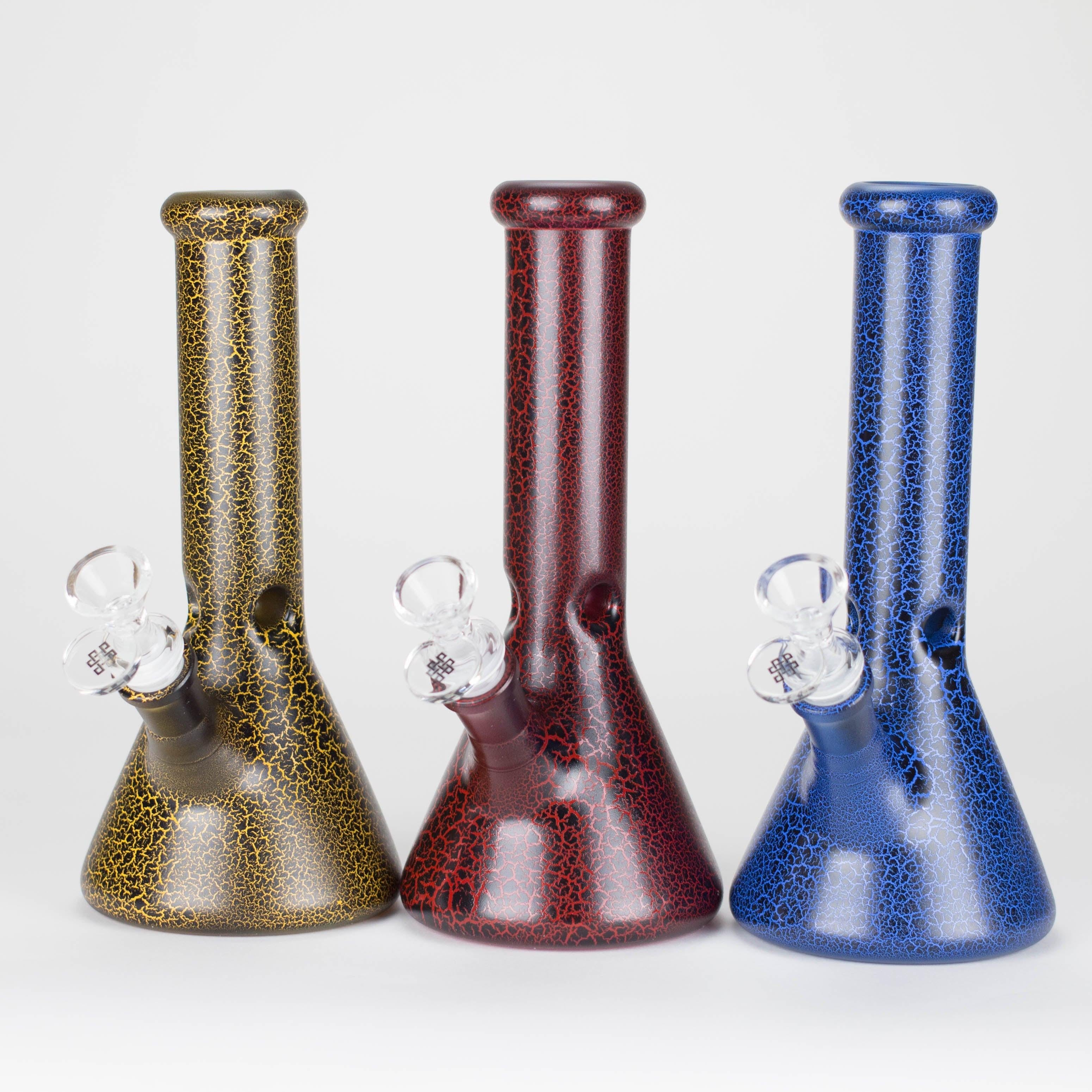 Karma | 9" Beaker Lightning Plated Glass Bong Main image
