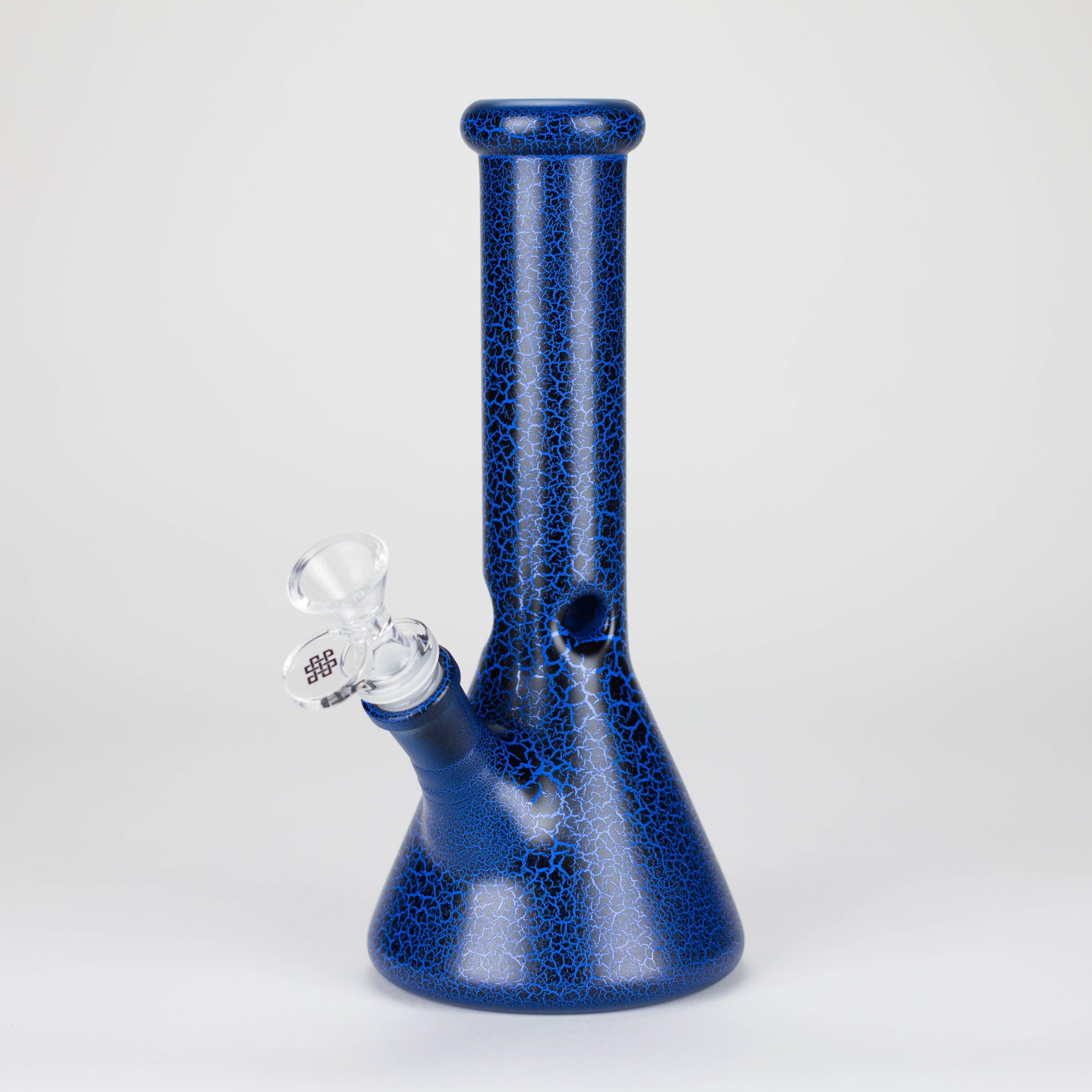 Karma | 9" Beaker Lightning Plated Glass Bong