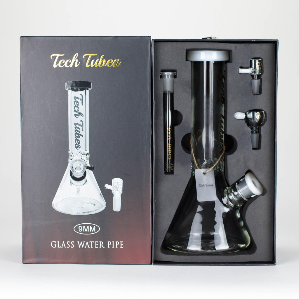 Tech Tubes | 12" 9mm Beaker Glass Bong