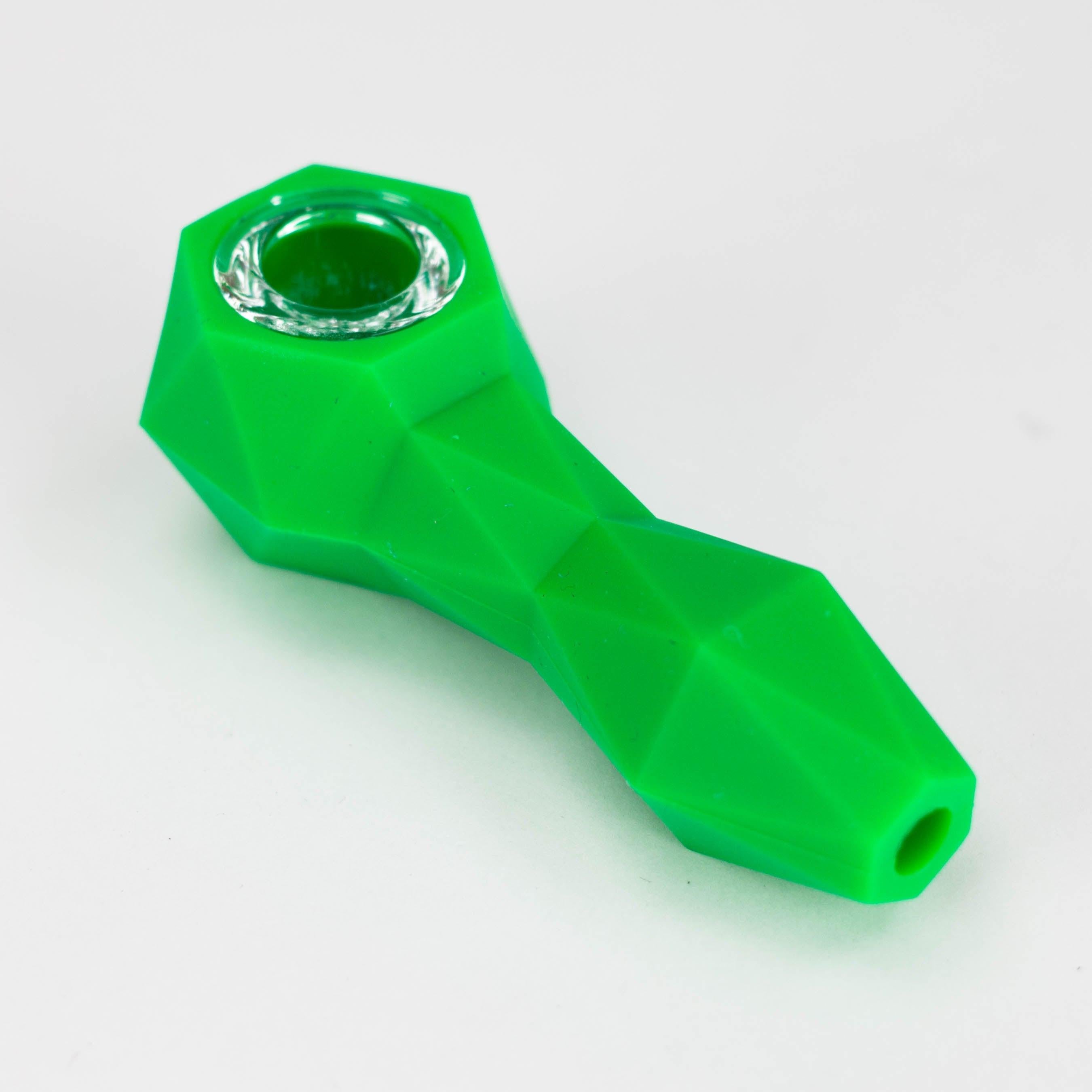 Dabware | Silicone Pipe Platinum Diamond (Green) Secondary image