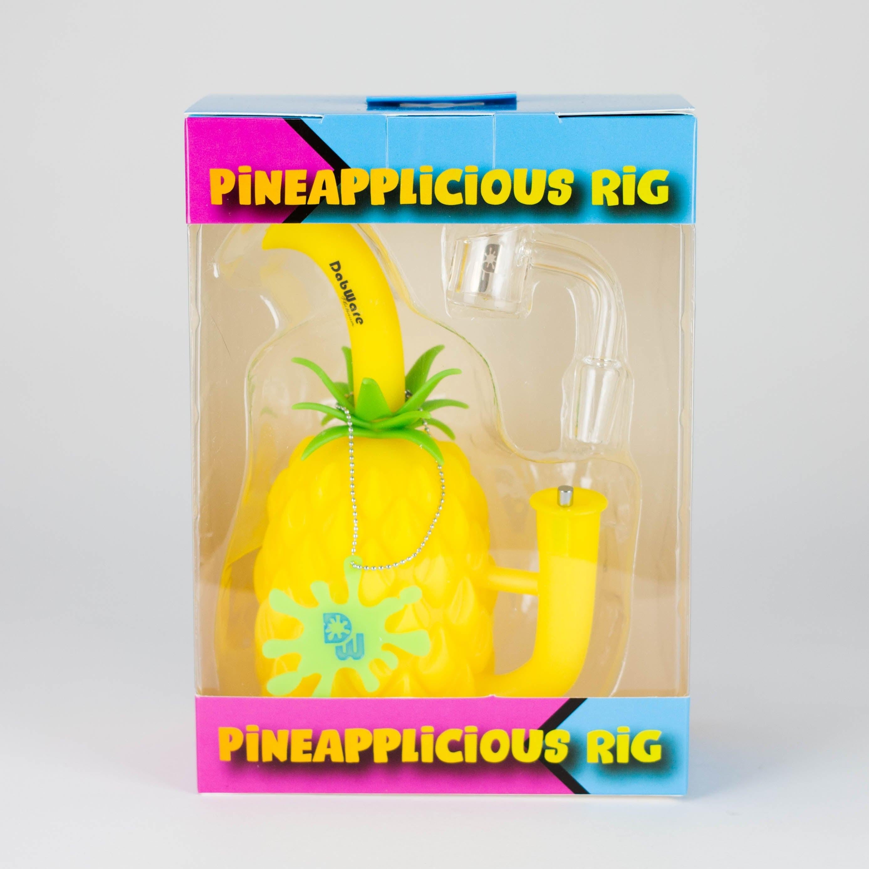 Dabware | Silicone Rig Platinum Pineapple Rig (Yellow) Secondary image