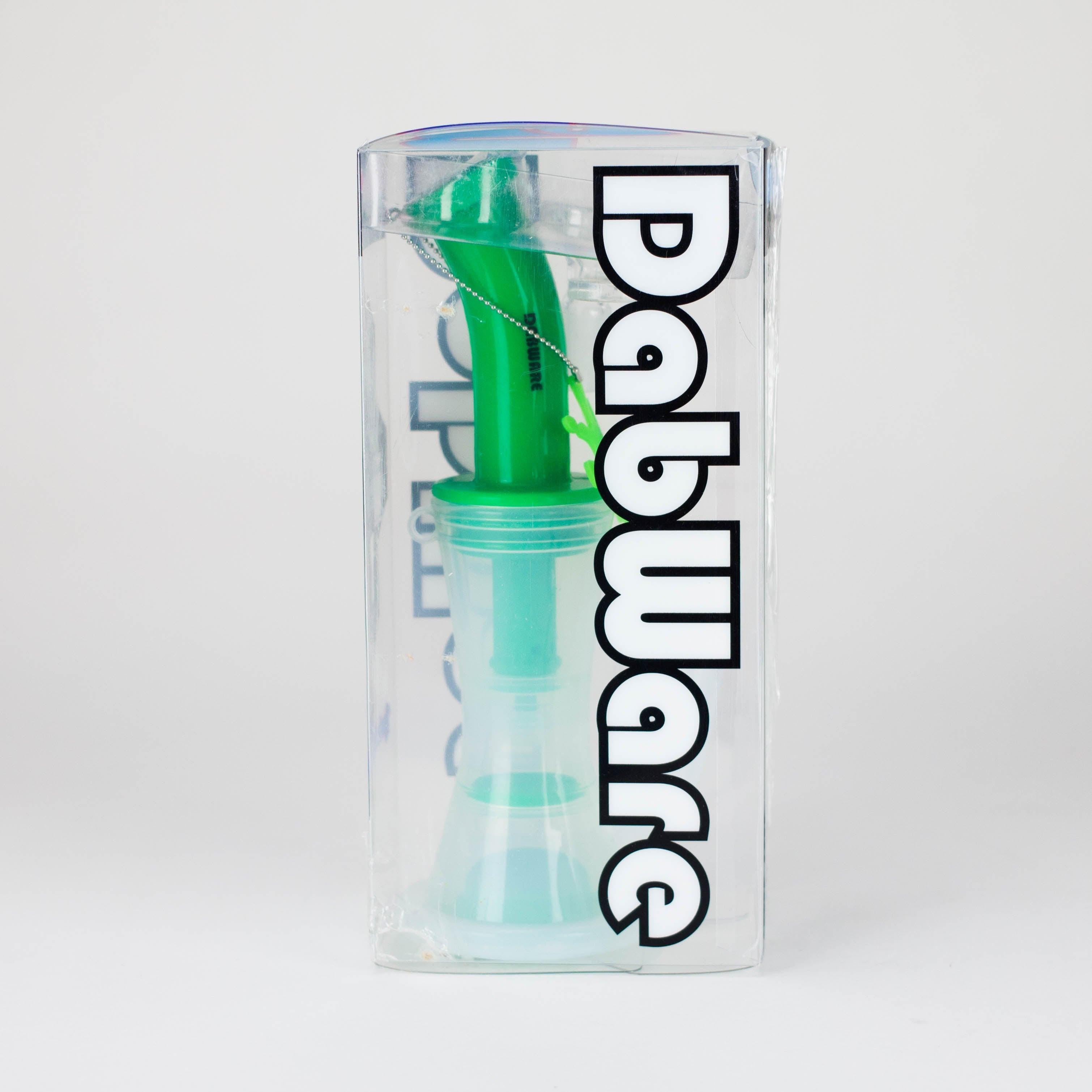 Dabware | Silicone Bubbler Platinum 10" Double Perc (Green)