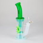 Dabware | Silicone Bubbler Platinum 10" Double Perc (Green)