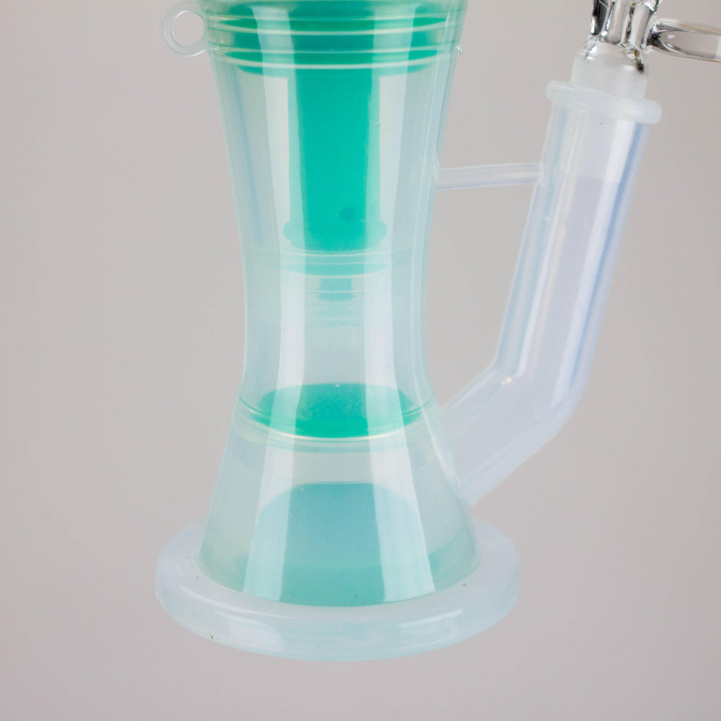Dabware | Silicone Bubbler Platinum 10" Double Perc (Green)