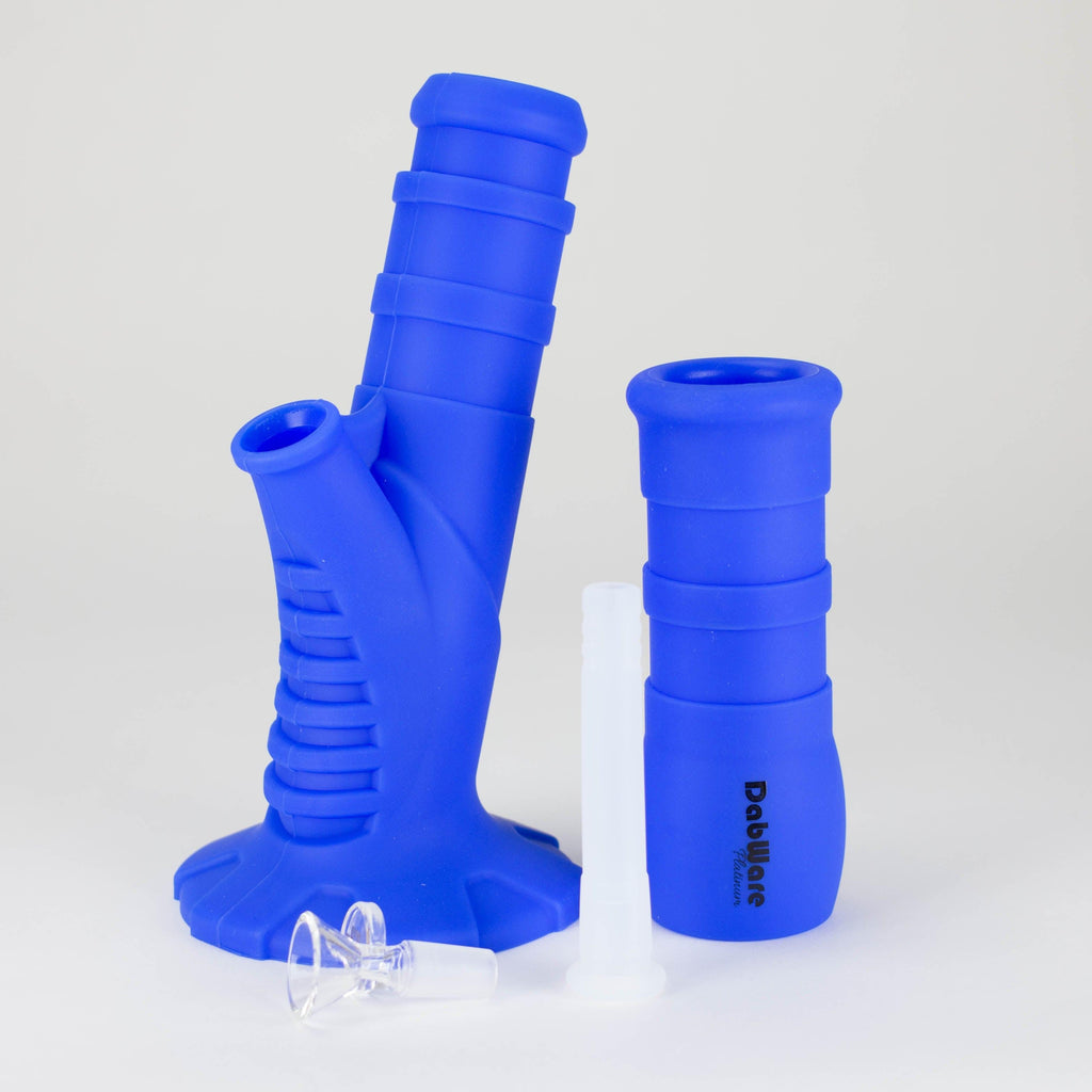 Dabware | Silicone Bong Platinum 14" Straight Shooter