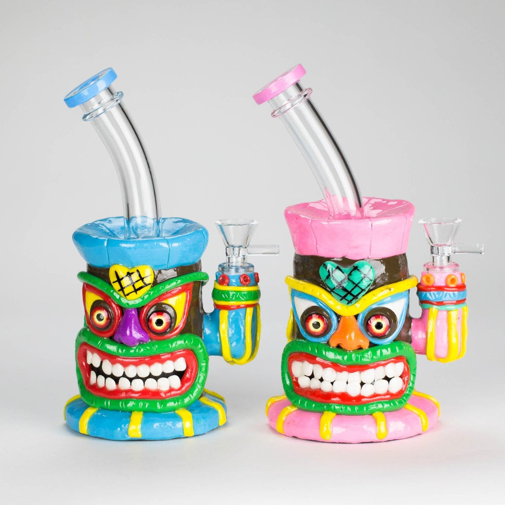 9" Resin 3D Face Mask Rig-Assorted color