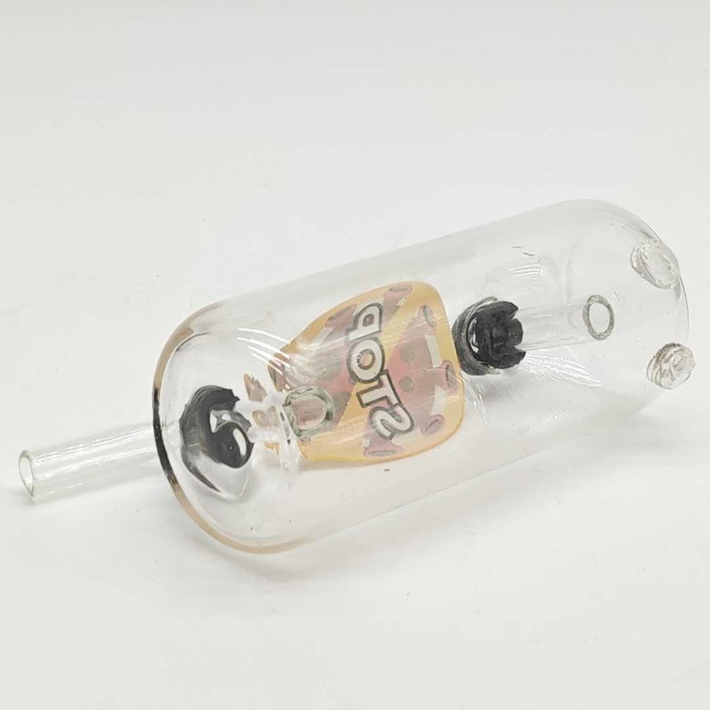 4.5"  Tank Design Bubble Bong-Assorted Sticker