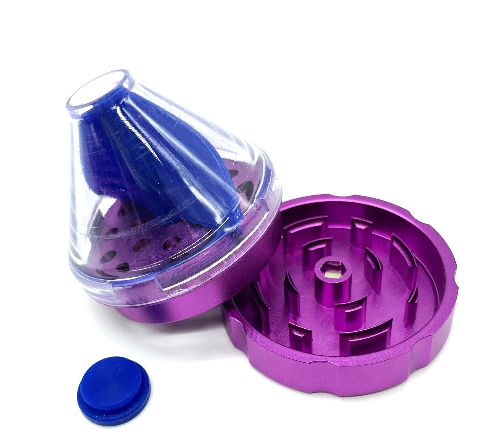 Funnel Cone Grinder with Metal Cover - Assorted [GRI416] Secondary image