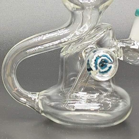 8" Recycler Water Bong-Assorted Color Secondary image