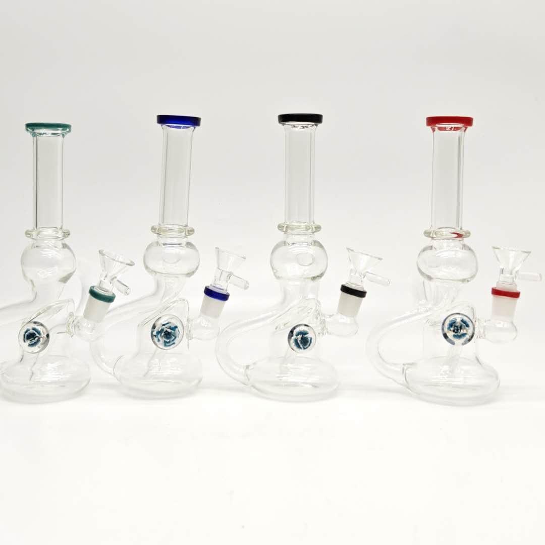 8" Recycler Water Bong-Assorted Color Main image