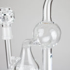 Pure Glass | 8" Infinity Recycler 2 - Flower and Dab