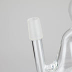 Pure Glass | 8" Infinity Recycler 2 - Flower and Dab