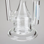 Pure Glass | 8" Infinity Recycler 2 - Flower and Dab