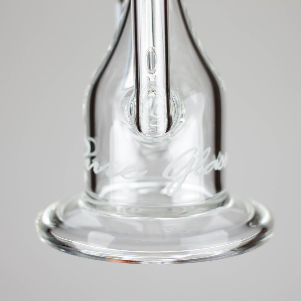 Pure Glass | 8" Infinity Recycler 2 - Flower and Dab