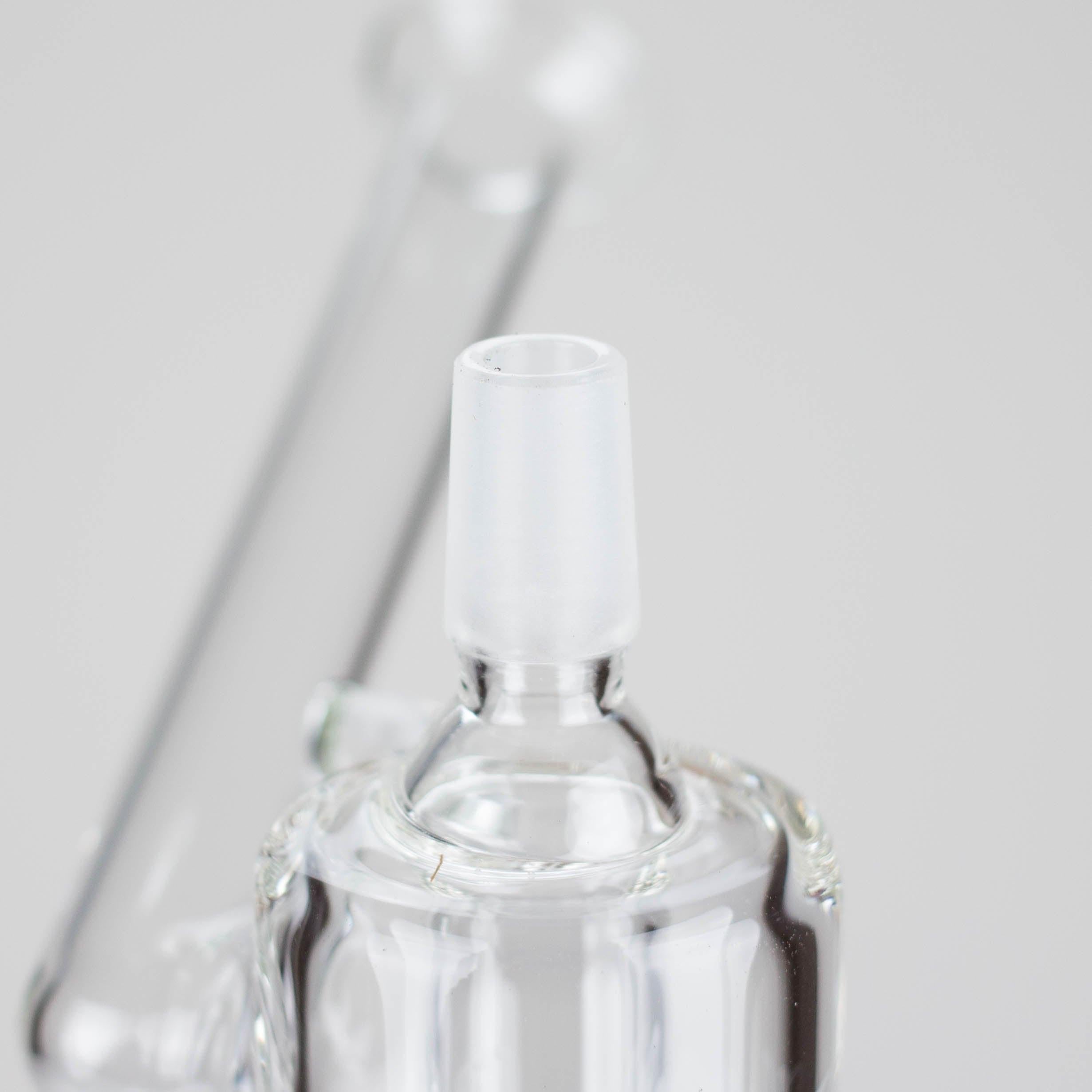 Pure Glass | 7" Mini Torus - Male 14mm